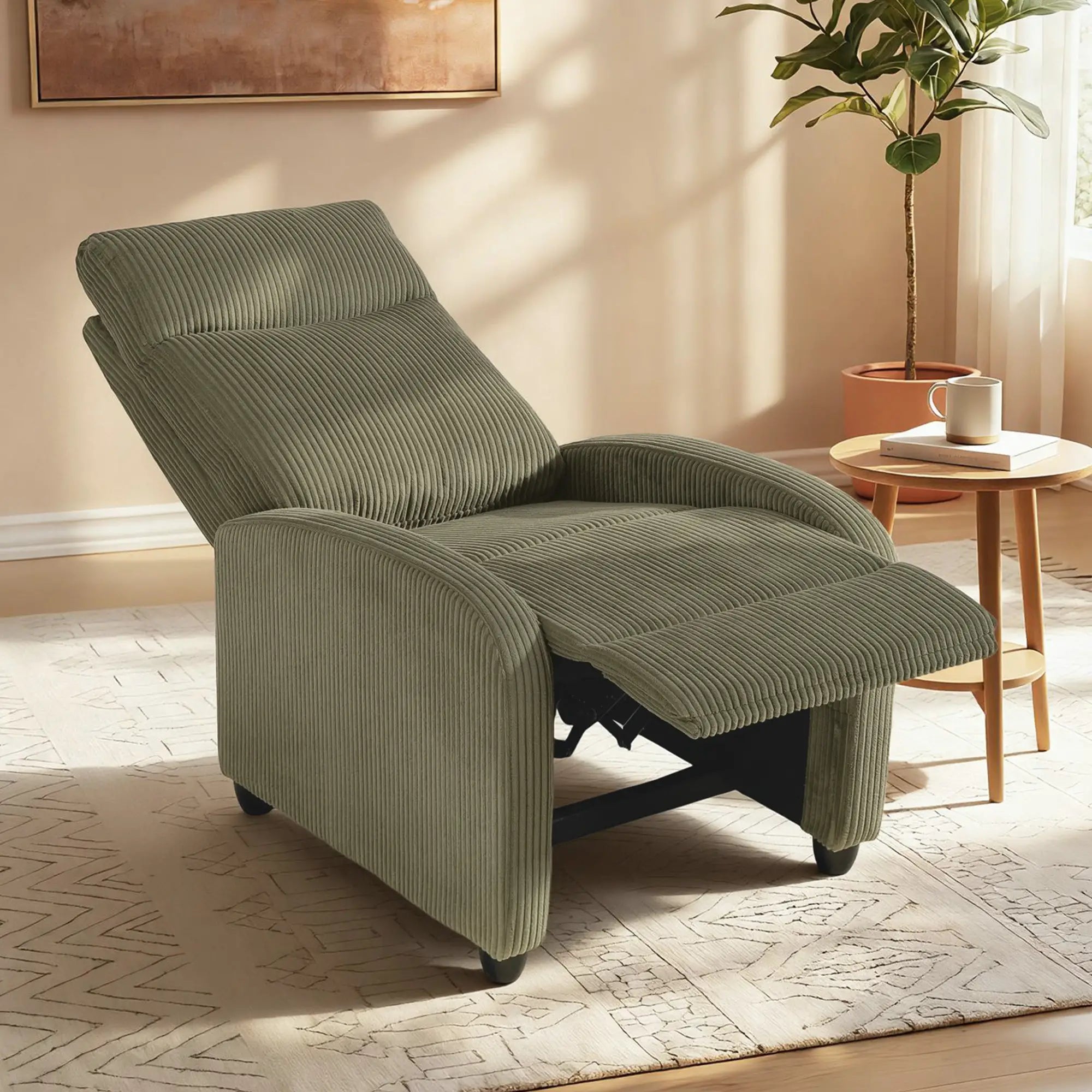 Manual Recliner Chair, Padded Seat, Living Room Seating Sofas & Reclining Chairs at Gallery Canada