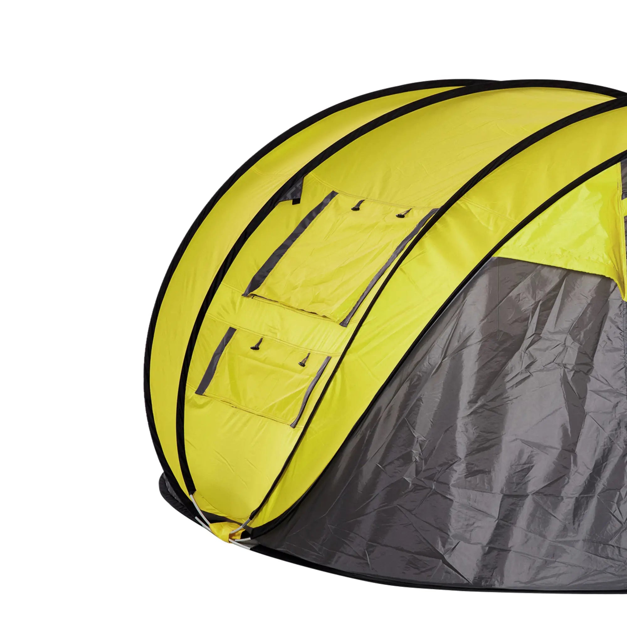 4 Person Camping Tent, Automatic Setup, Yellow Camping Tents at Gallery Canada