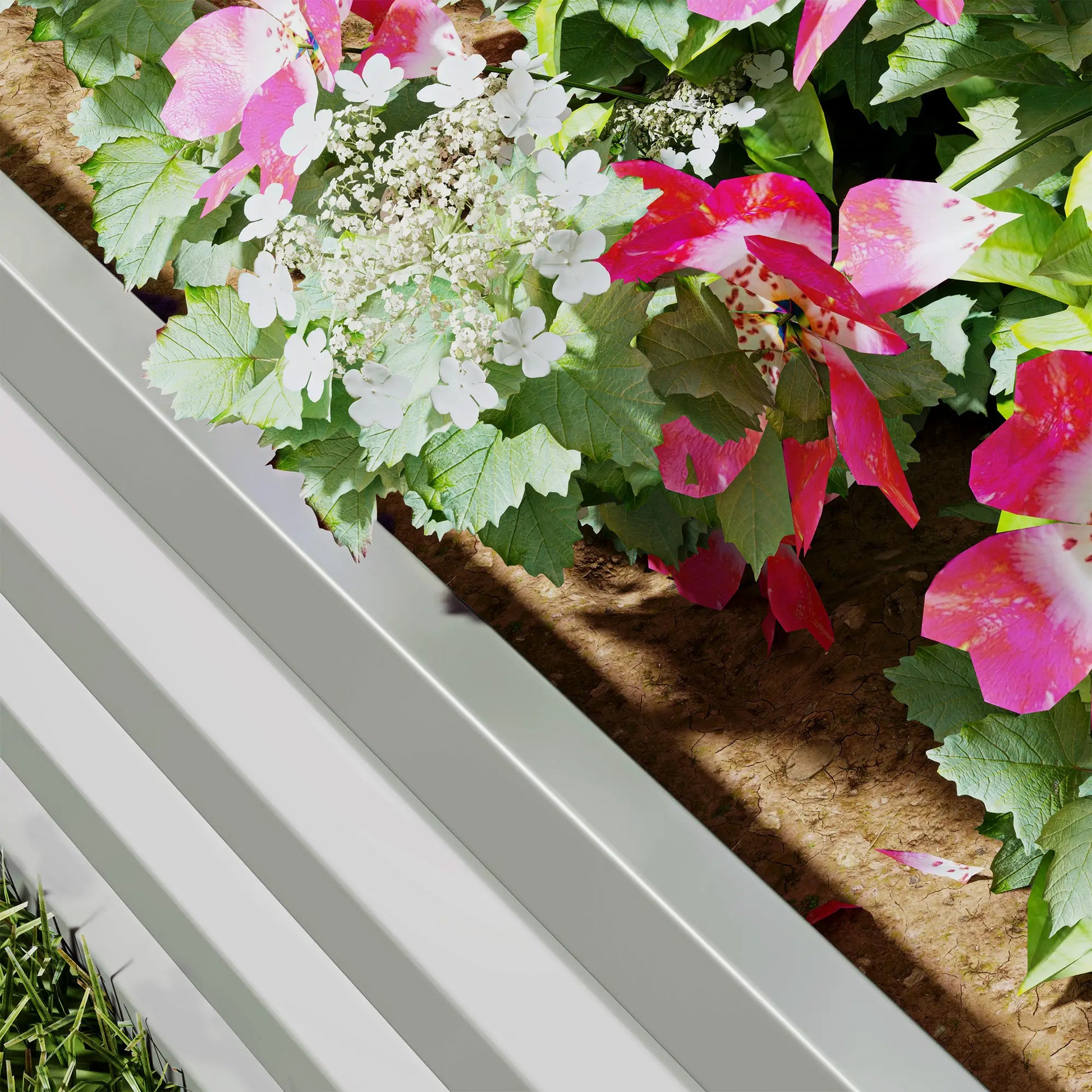 2' x 2' x 1' Raised Garden Bed, Galvanised Steel Frame, Vegetables, Flowers, Herbs, Silver Raised Garden Beds at Gallery Canada