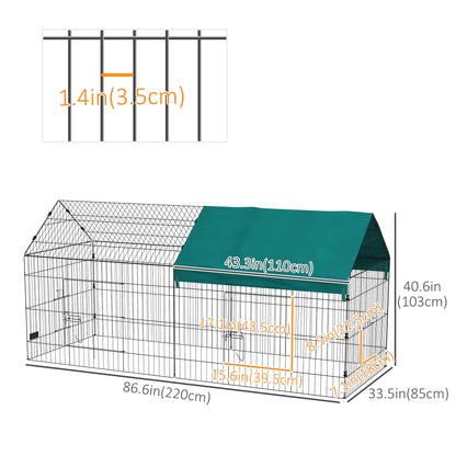 87 Small Animal Cage With Roof, Indoor Outdoor Use, Green Houses & Habitats at Gallery Canada
