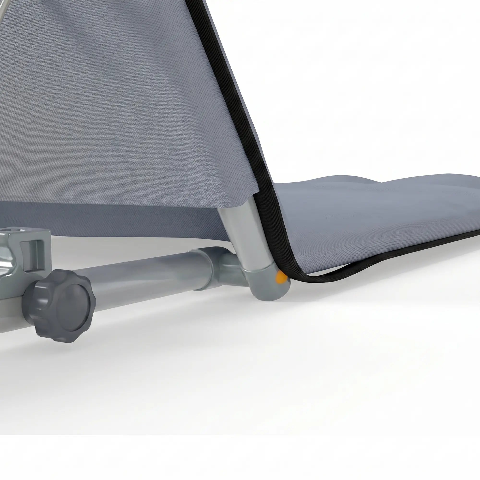 2 Pieces Beach Lounge Chair, Outdoor Folding Chaise, Grey Lounger Chairs at Gallery Canada