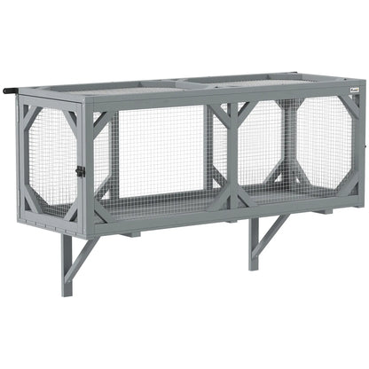 Wooden Cat Tunnel, Outdoor Cat Enclosure, 2 Doors, Extendable Design Outdoor Cat Enclosures at Gallery Canada