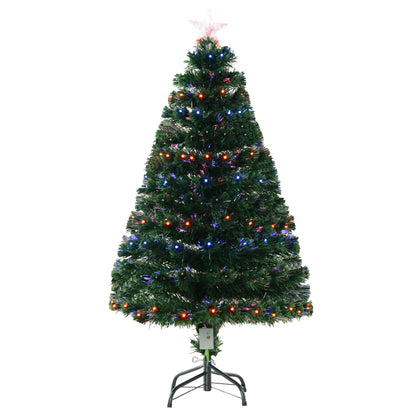 4ft Prelit Artificial Christmas Tree, Spruce Hinged Full Artificial Christmas Trees Green at Gallery Canada