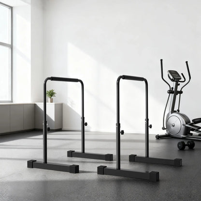 Adjustable Push Up Bars, Dip Station with 4 Height Levels More-Strength Training Equipment at Gallery Canada