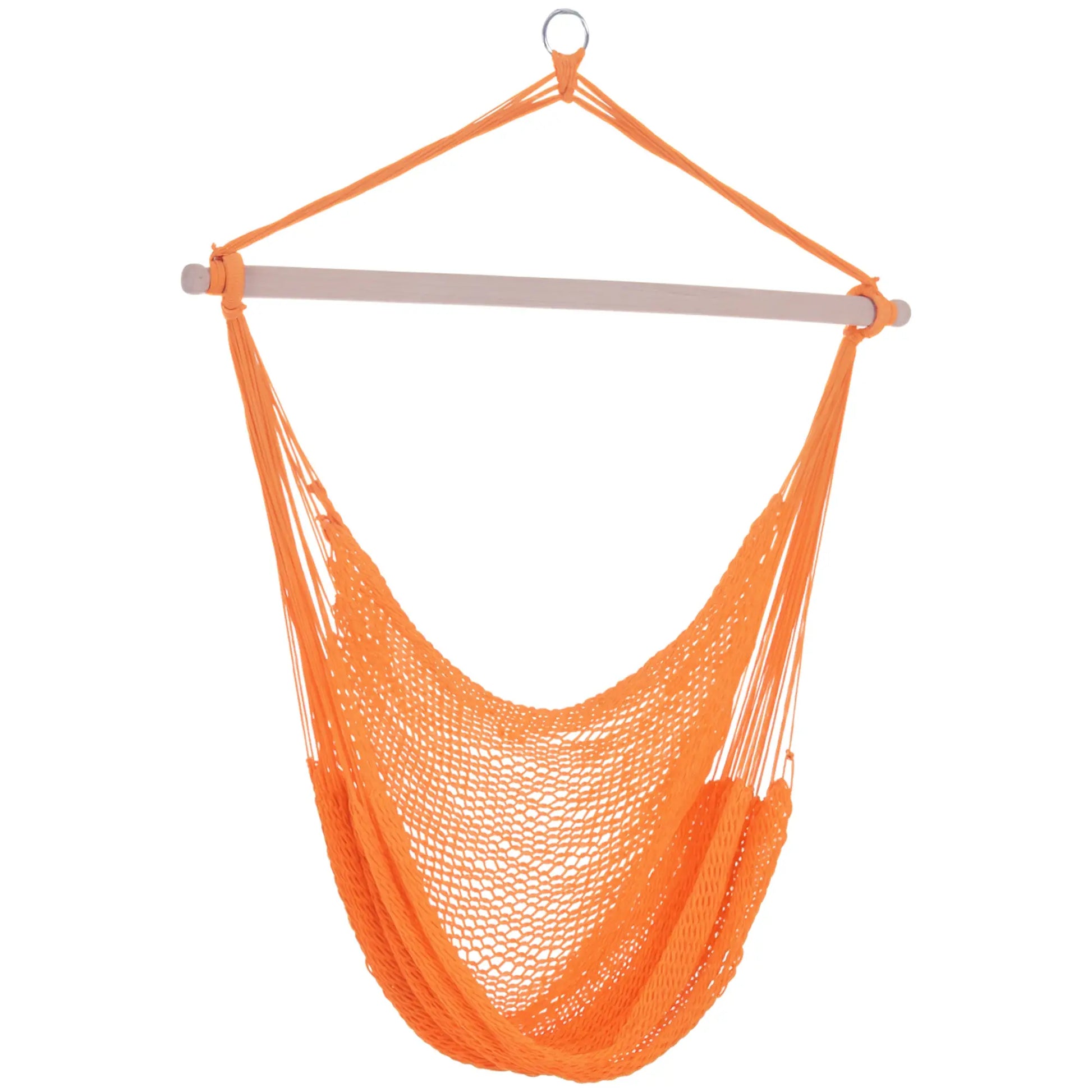 Portable Hammock Chair, Hanging Swing for Outdoor, Garden, Camping, Orange Hammock Swings Orange at Gallery Canada