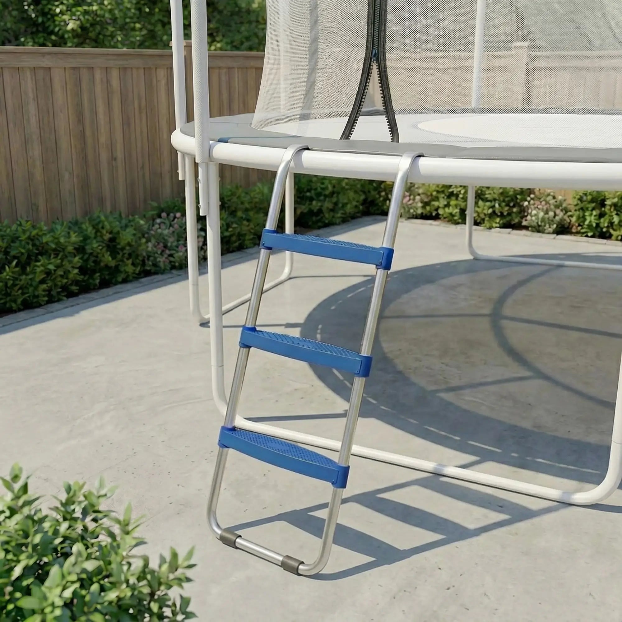 3-Step Trampoline Ladder, Galvanized Steel Frame, 330LBS Load Trampolines at Gallery Canada