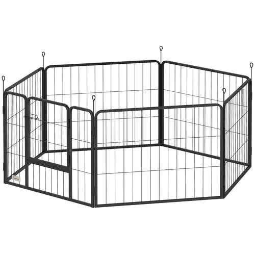 Heavy Duty Dog Playpen, 6 Panels, 23.5
