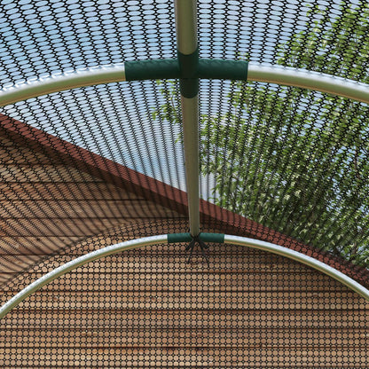 Galvanized Steel Crop Cage, Plant Protection Tent, 4' x 8', Black Walk In Greenhouses at Gallery Canada