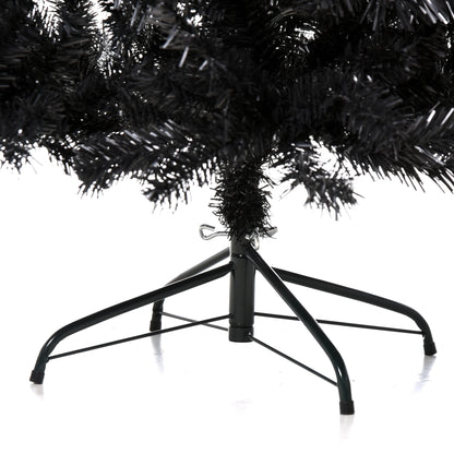 6ft Artificial Christmas Tree, Unlit Douglas Fir, Realistic Branch Tips, Black Artificial Christmas Trees at Gallery Canada