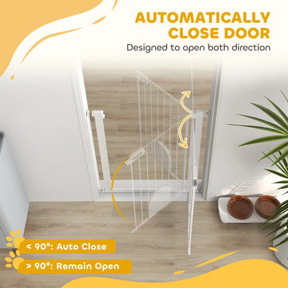 30"-32" Extra Wide Pet Gate, 35"H, Small Door, White Houses, Kennels & Pens at Gallery Canada