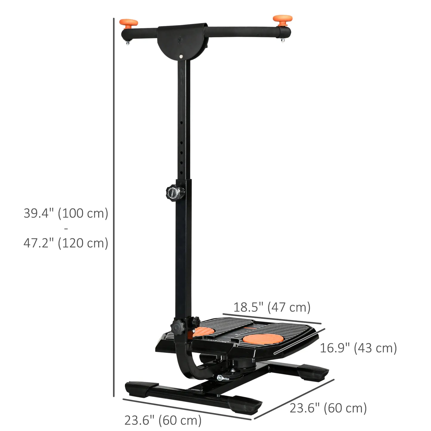 Foldable Ab Twister Board, Waist Trimmer, Workout Equipment with Screen Aerobic Equipment at Gallery Canada