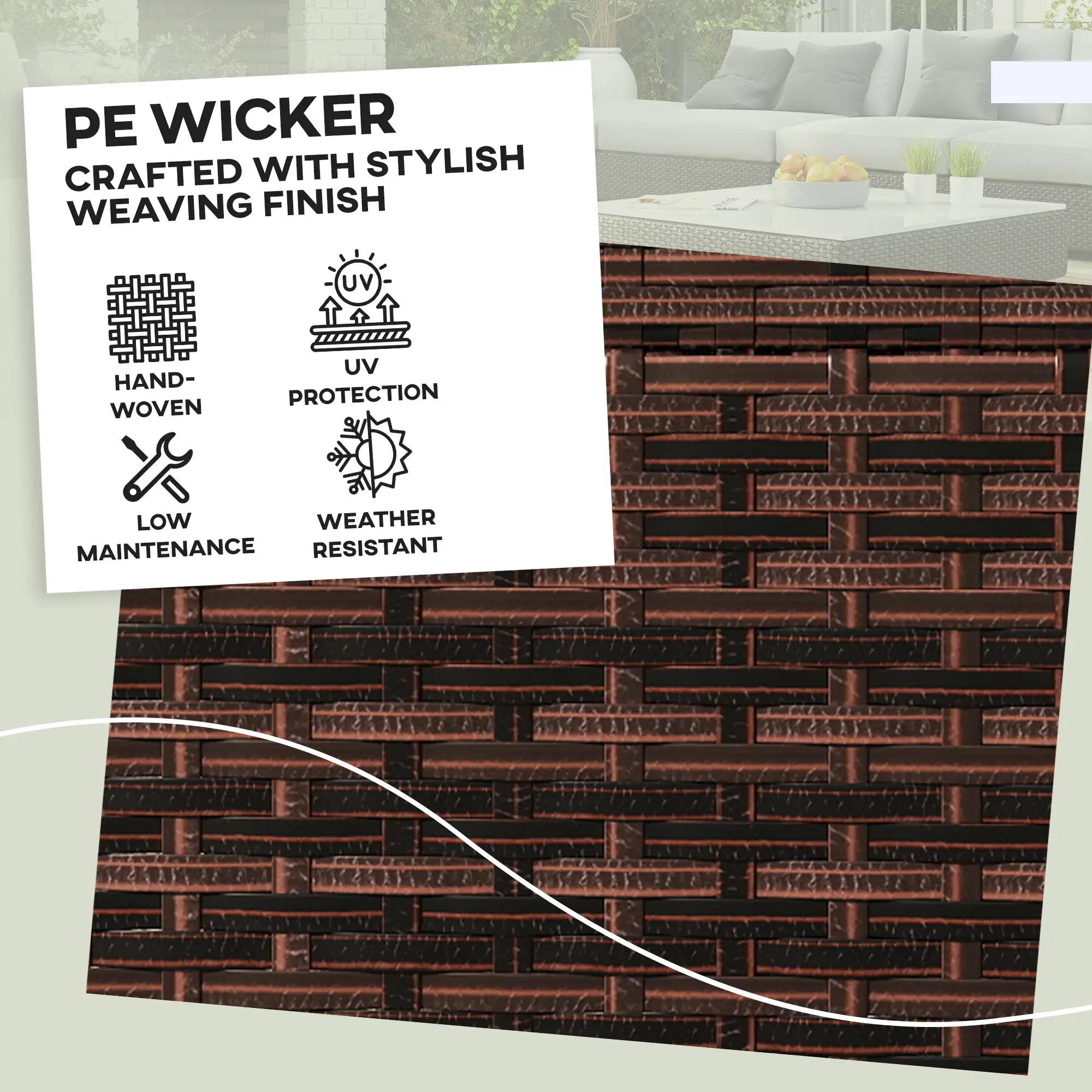 2 Wicker Outdoor Ottomans, Removable Cushions, Rattan Seating, Khaki Patio Furniture Sets at Gallery Canada