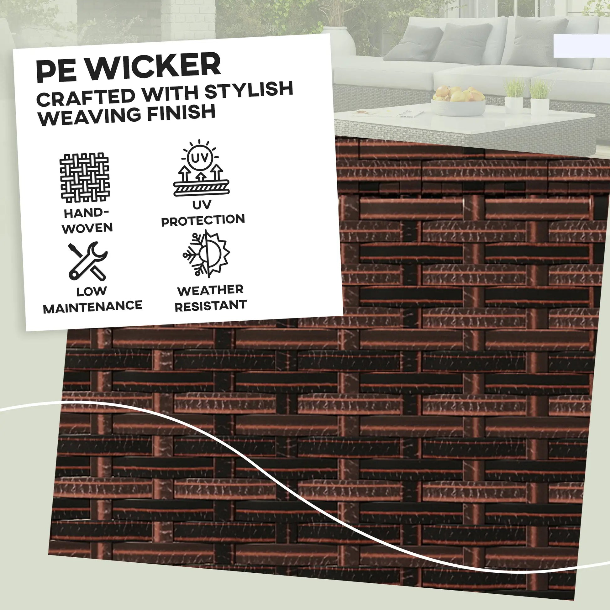 2 Wicker Outdoor Ottomans, Removable Cushions, Rattan Seating, Khaki Patio Furniture Sets at Gallery Canada