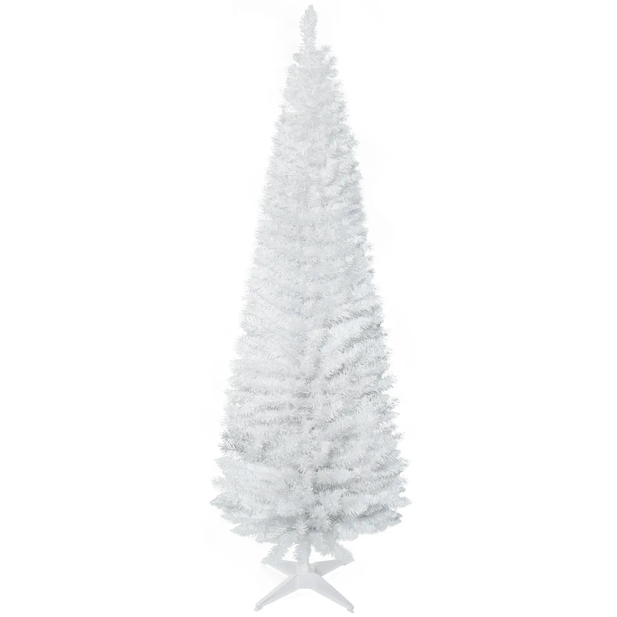 6 FT Christmas Tree, Classic Holiday Indoor Decoration, White White Christmas Trees at Gallery Canada