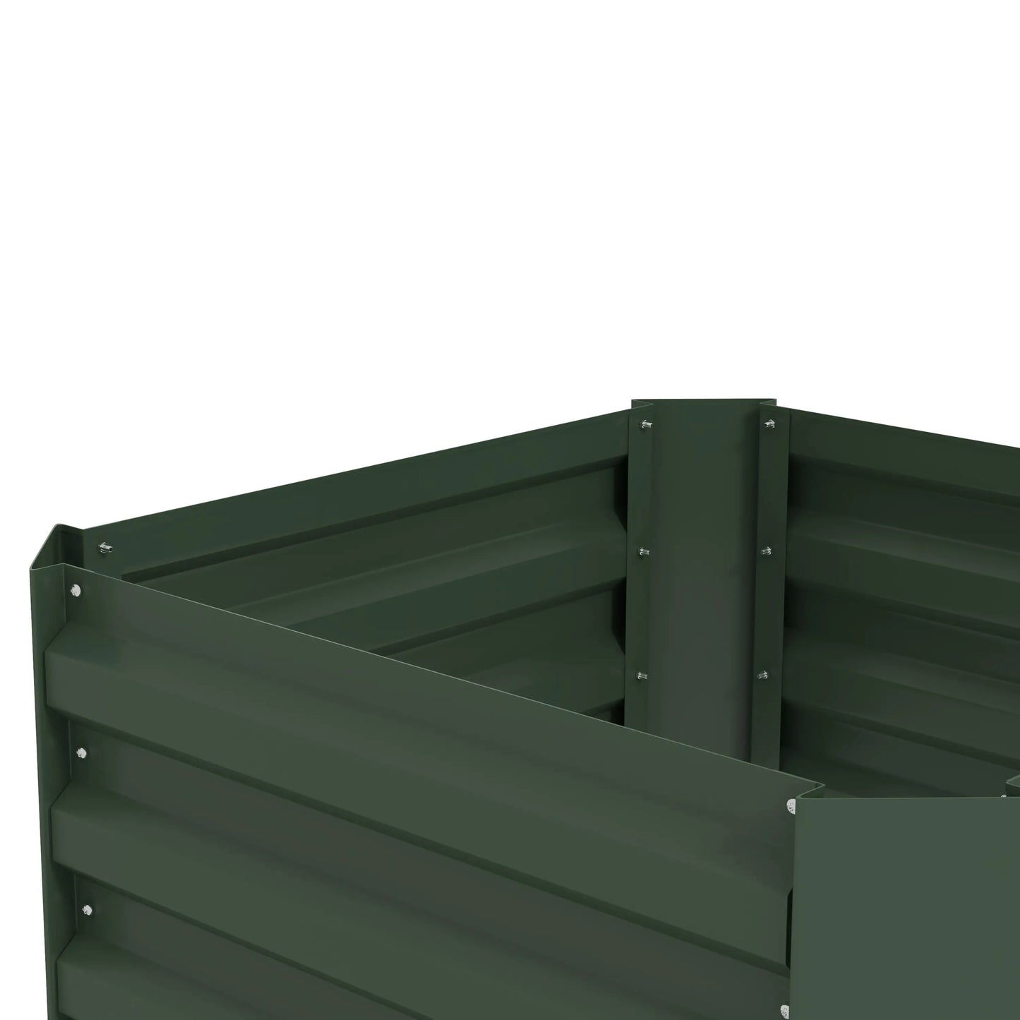 Galvanized Planter Box, Outdoor Raised Garden Bed with Trellis Galvanized Planter Boxes at Gallery Canada