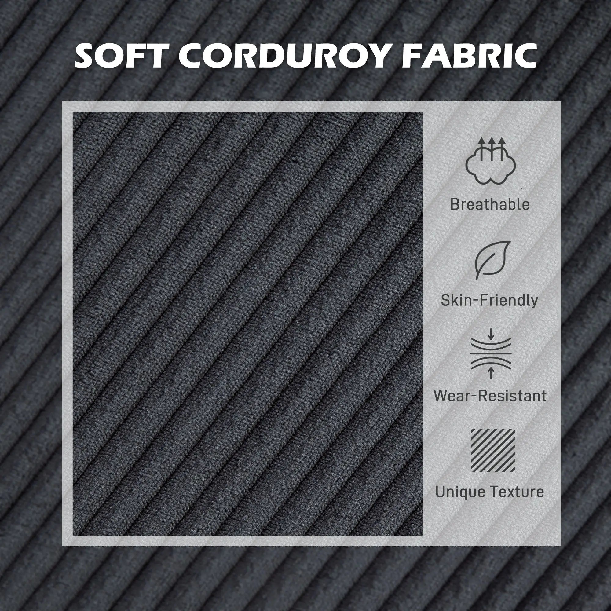 L Shaped Couch with Chaise Lounge, Spring Cushion, Grey Sofas & Reclining Chairs at Gallery Canada