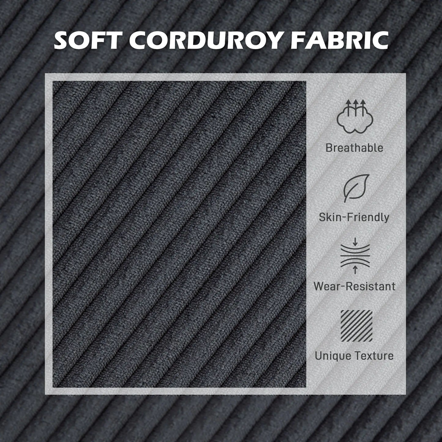 L Shaped Couch with Chaise Lounge, Spring Cushion, Grey Sofas & Reclining Chairs at Gallery Canada