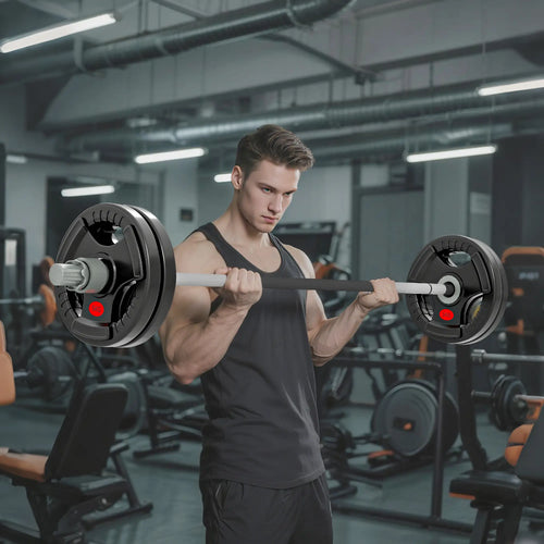 Weight Plates Set, 2-Inch Barbell Weights, 4 x 11lbs