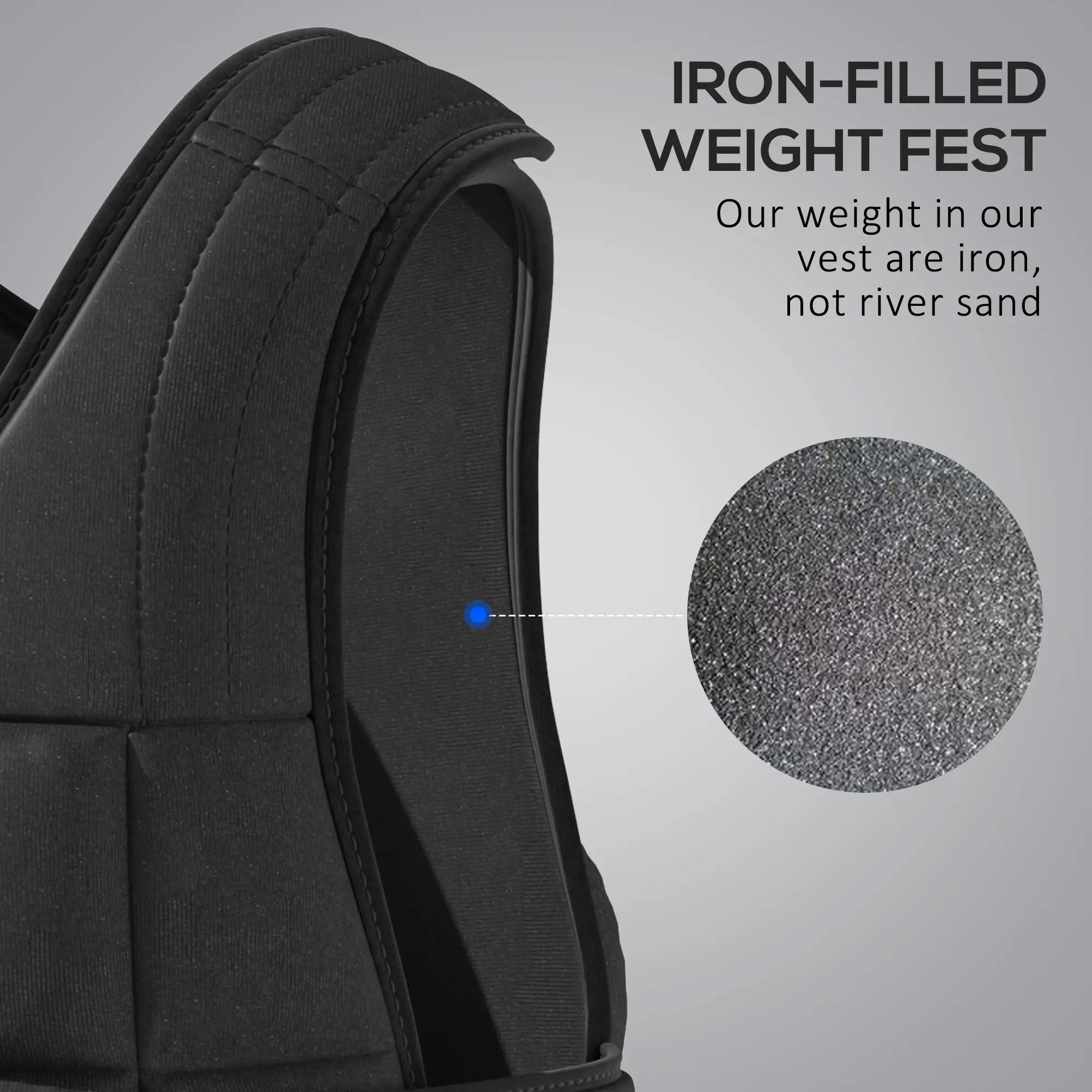 22lbs Weighted Vest, Adjustable Running Vest, 38 Weight Bags, Black Strength Training Equipment at Gallery Canada
