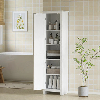 67 Farmhouse Kitchen Pantry Cabinet, Adjustable Shelves, White Kitchen Pantry Cabinets at Gallery Canada