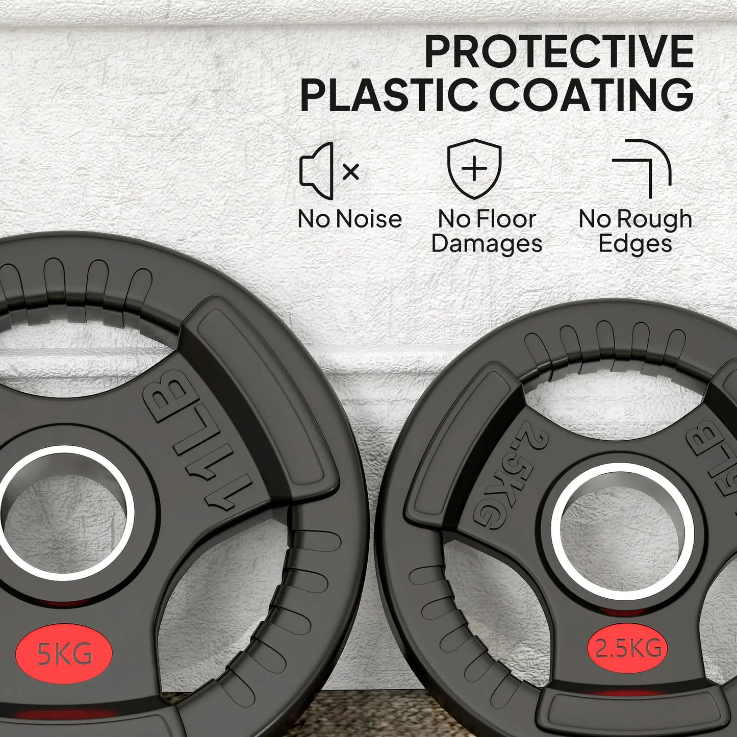 Weight Plates Set, 2-Inch Barbell Weights, 2 x 6lbs, 2 x 11lbs Dumbbells & Barbells at Gallery Canada