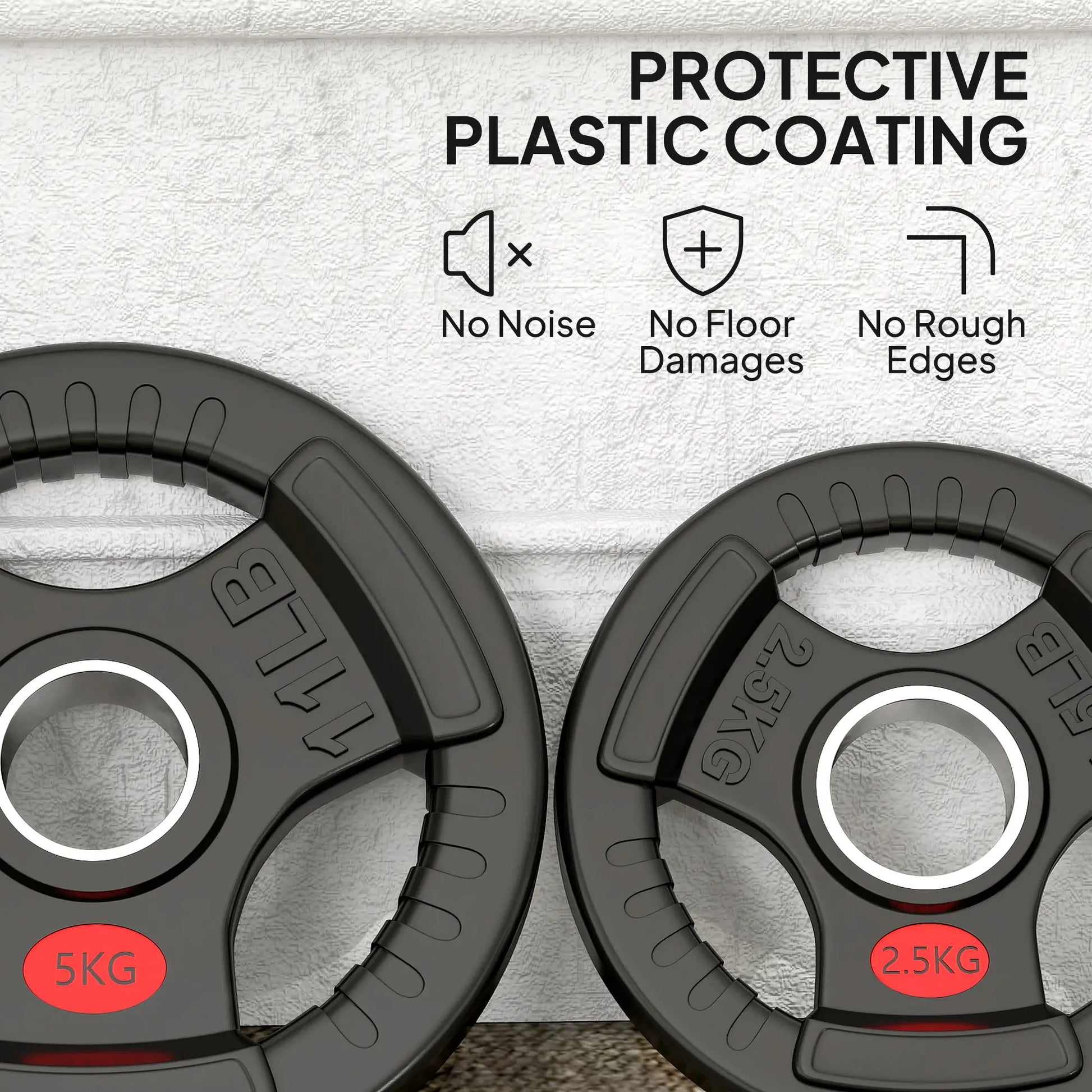 Weight Plates Set, 2-Inch Barbell Weights, 2 x 6lbs, 2 x 11lbs Dumbbells & Barbells at Gallery Canada