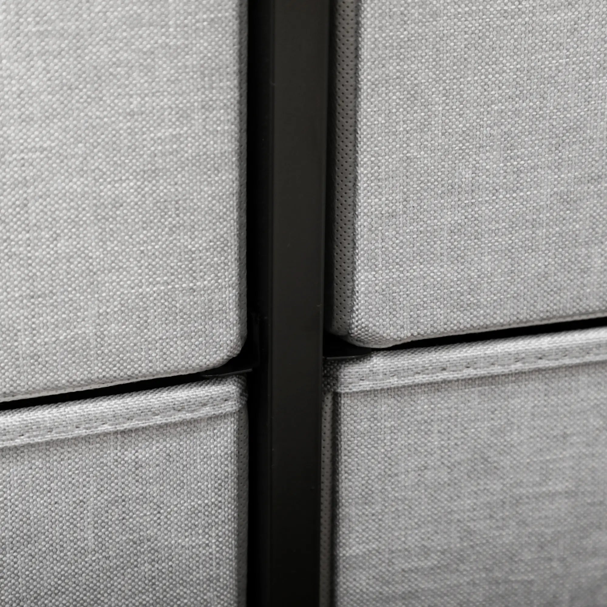 8 Drawer Dresser, Fabric Chest, Steel Frame, Wood Grain Top, Grey Storage Cabinets at Gallery Canada