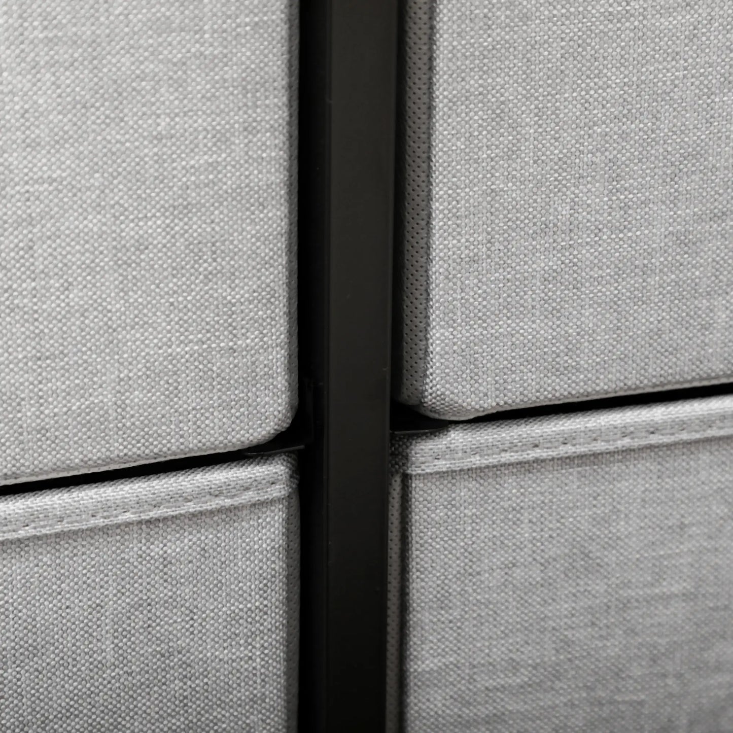 8 Drawer Dresser, Fabric Chest, Steel Frame, Wood Grain Top, Grey Storage Cabinets at Gallery Canada