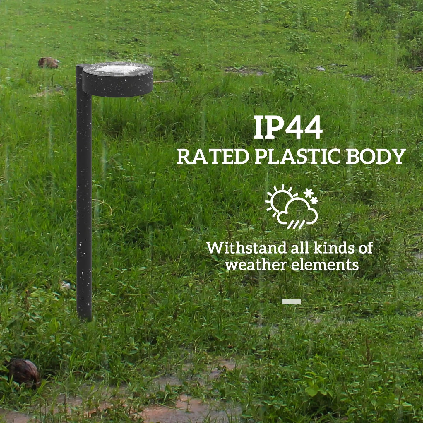 8 Pack Solar Garden Lights, Auto On/Off, IP44, Driveway, Walkway, Yard Solar Post Lamps at Gallery Canada