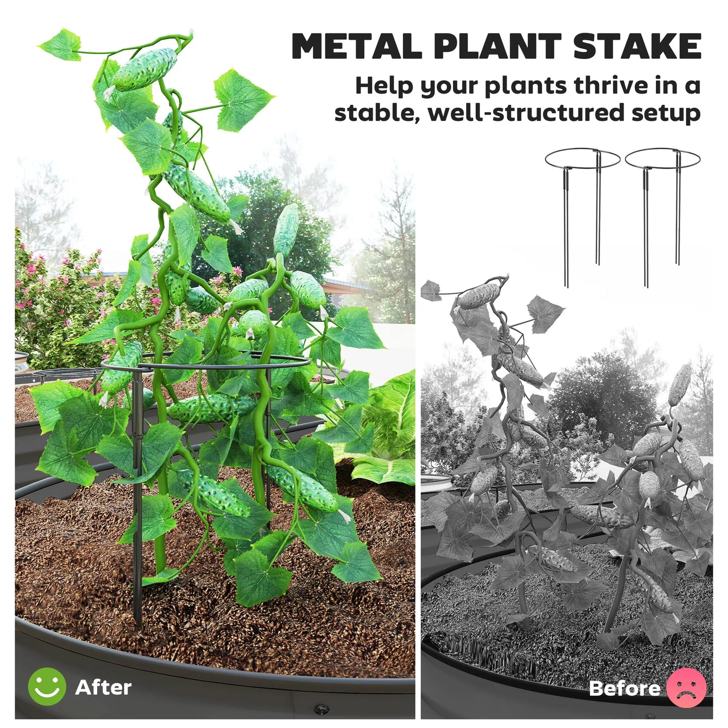 6' x 3' x 1' Galvanized Metal Raised Garden Bed Planter Box, Dark Grey Galvanized Planter Boxes at Gallery Canada