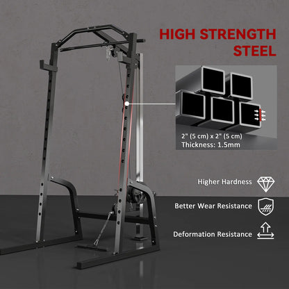 Power Cage with Squat Rack, Cable Pulley System, Pull Up Stand Power Towers at Gallery Canada