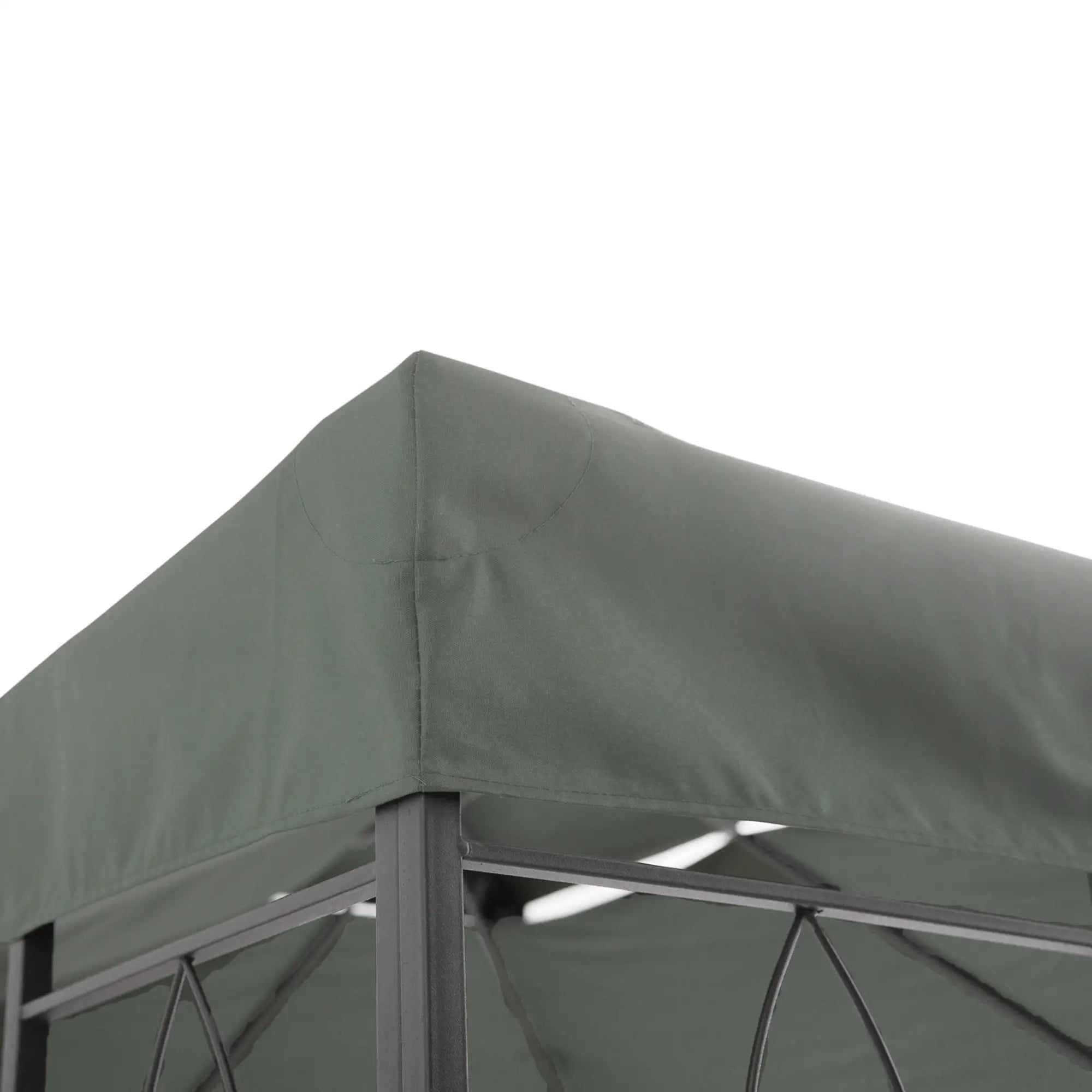 13' x 10' Gazebo Replacement Canopy, 2 Tier Top UV Cover, Deep Grey Gazebo Canopy Replacement at Gallery Canada