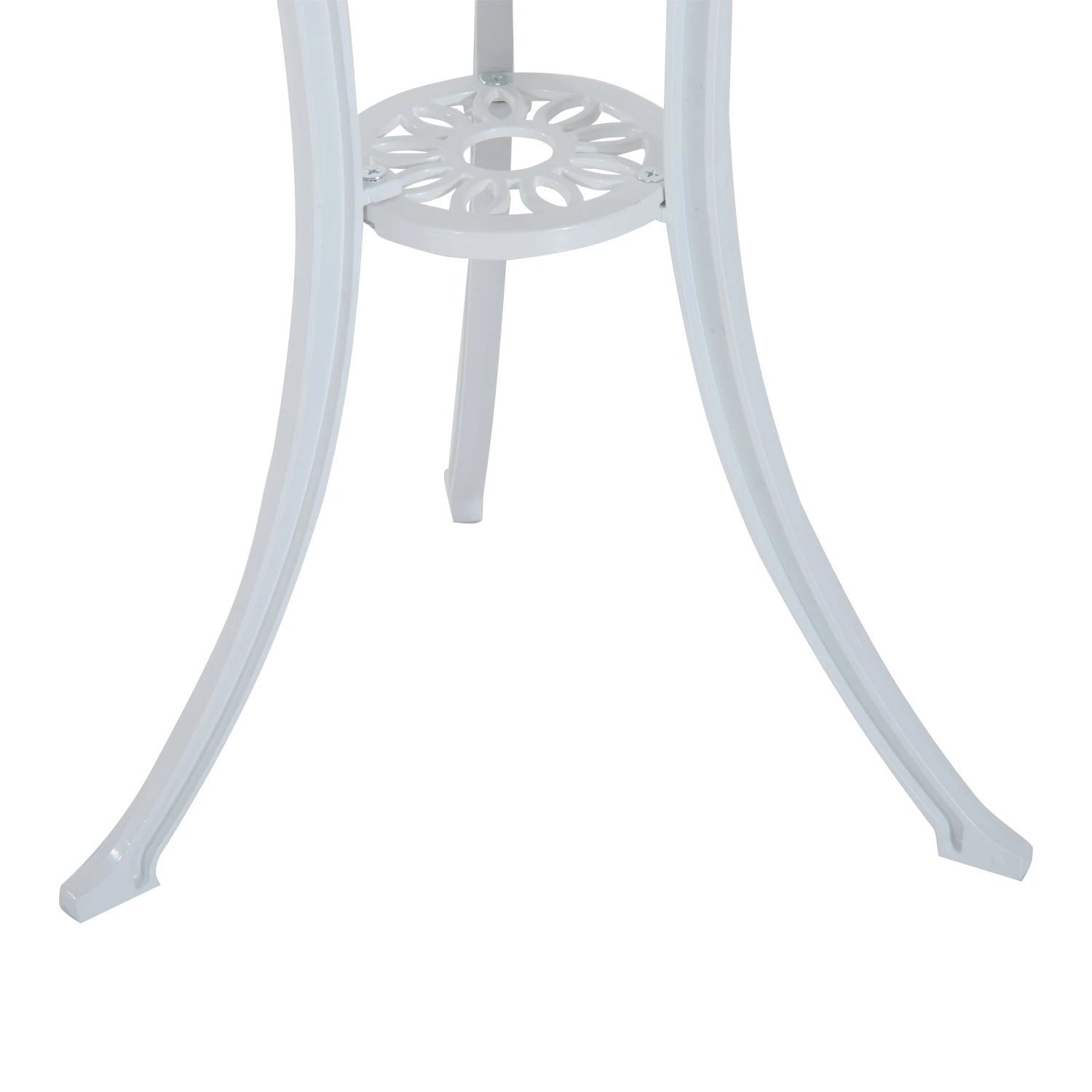 Antique Outdoor Bistro Set, 3 Pieces, Patio Table and Chairs, White Bistro Sets at Gallery Canada