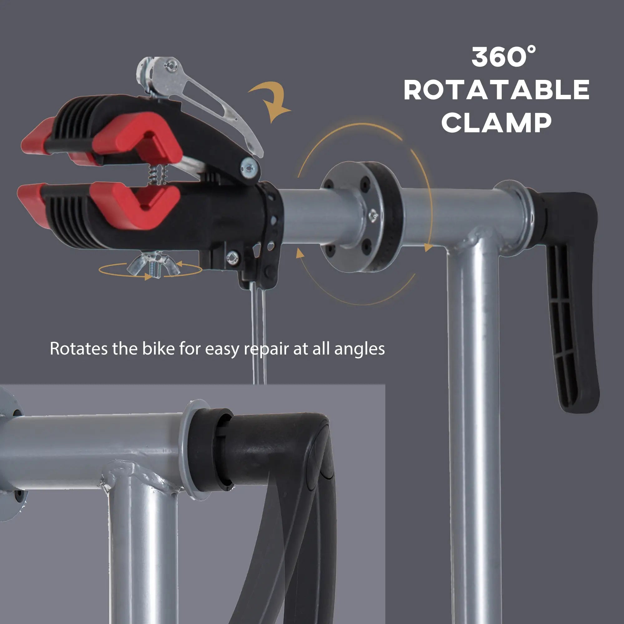 Adjustable Bike Repair Stand, Telescopic Arm, 70.75