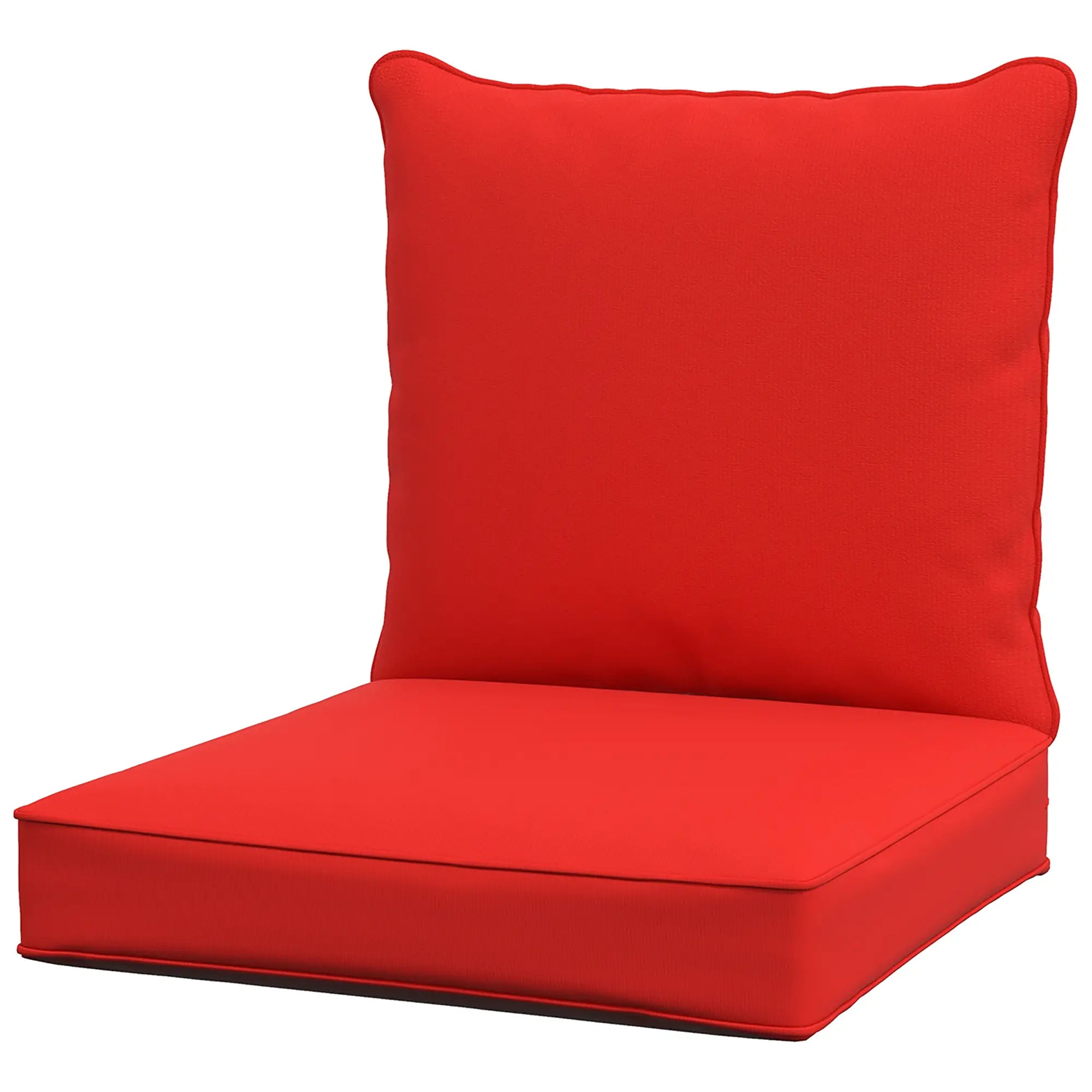 Patio Chair Cushions, Thick Deep Seat, Red Patio Chair Cushions Red at Gallery Canada