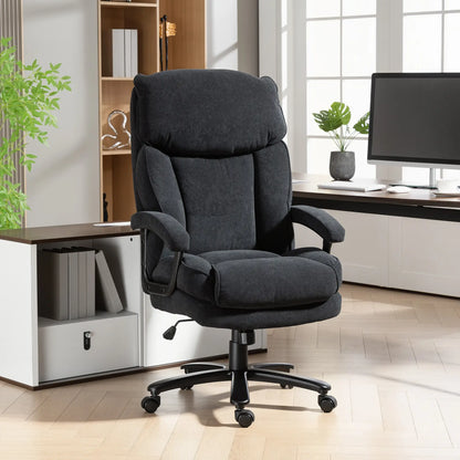 Heavy Duty Executive Office Chair, 450 lbs, Black Executive & Manager Chairs at Gallery Canada