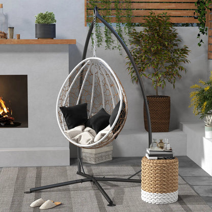 Heavy Duty Steel Hammock Chair Stand, Indoor Outdoor Use, Black Hammock Stands at Gallery Canada