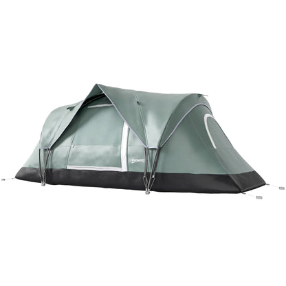 5-6 Person Family Tent, With Lighting Hook, Carrying Bag, Green Camping Tents Dark Green at Gallery Canada