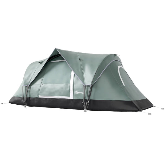 5-6 Person Family Tent, With Lighting Hook, Carrying Bag, Green Camping Tents Dark Green at Gallery Canada