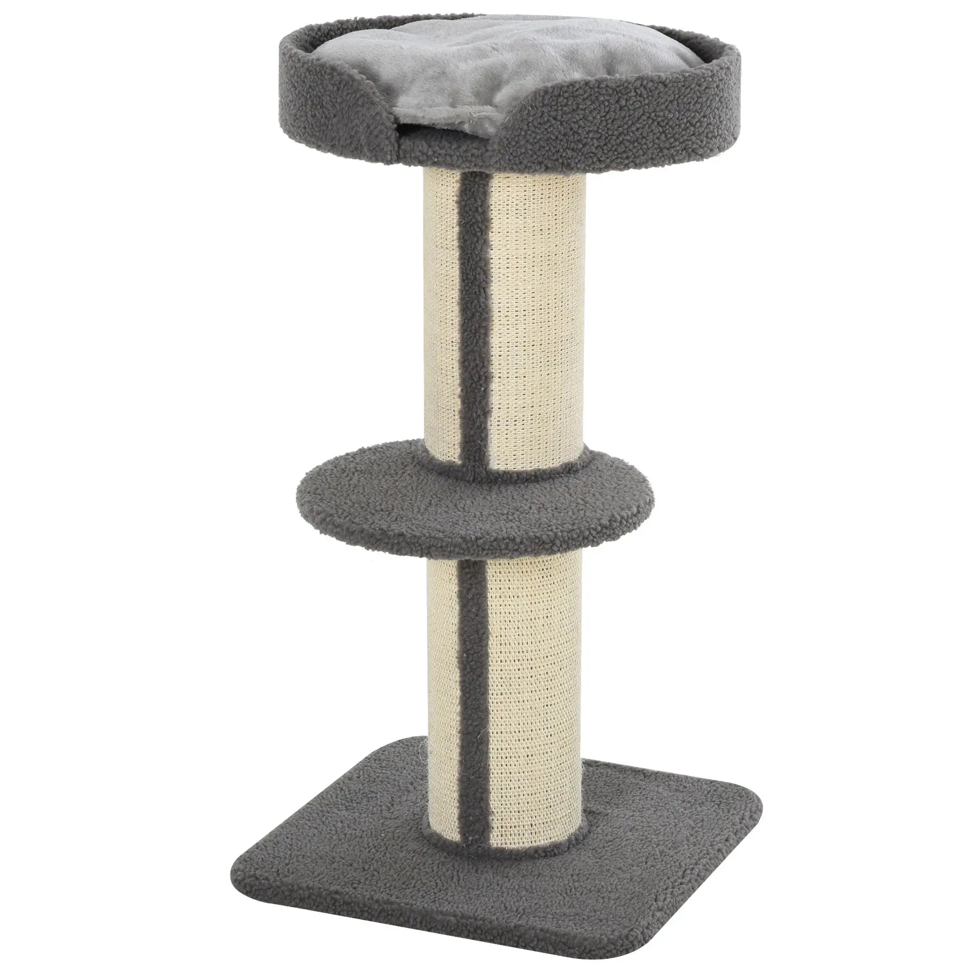 Cat Tree with Scratching Post, Bed, Cushion, Perch, 18
