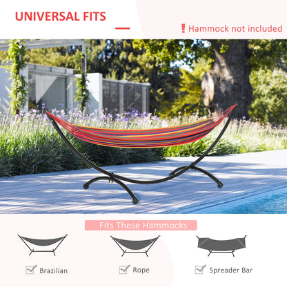 10' Steel Hammock Stand, Garden, Camping, Outdoor, Black Hammock Stands at Gallery Canada