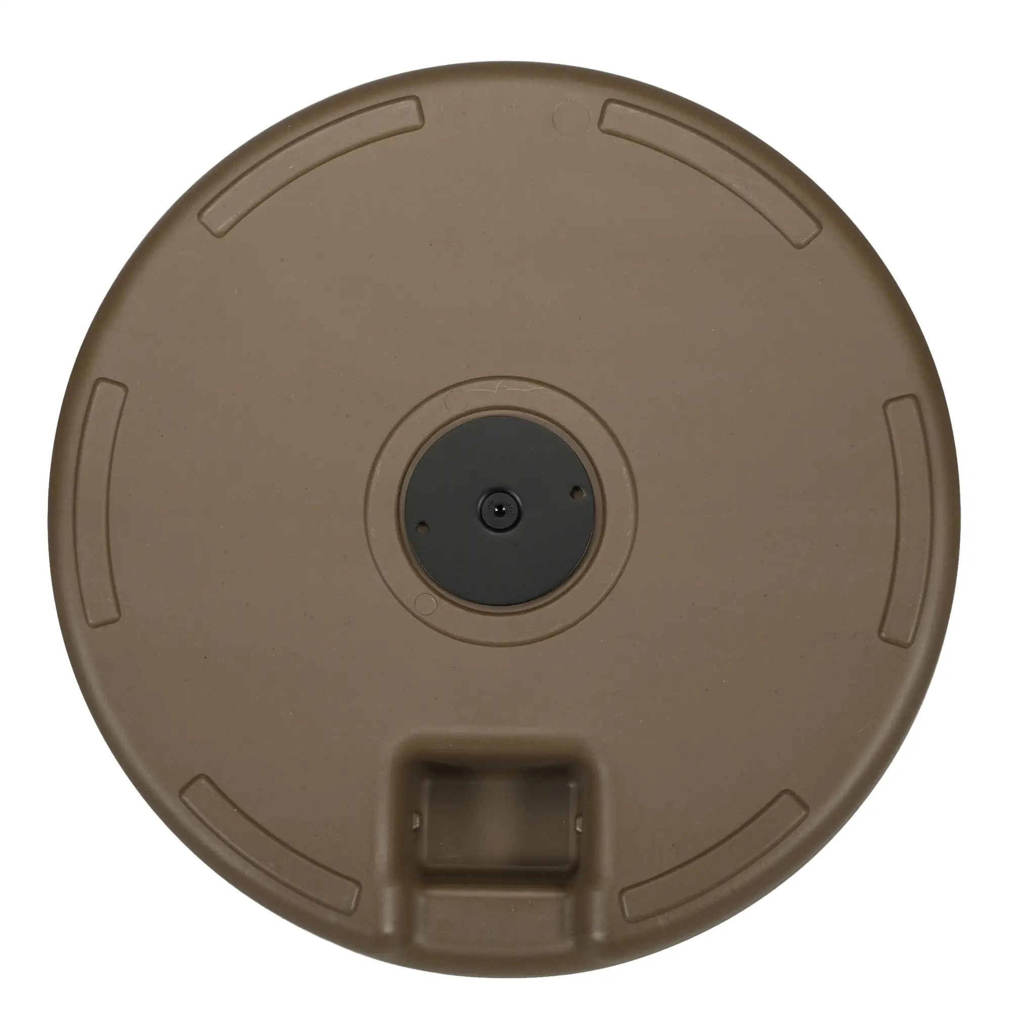 Heavy Duty Fillable Umbrella Base, Round Parasol Stand, Brown Umbrella Bases at Gallery Canada