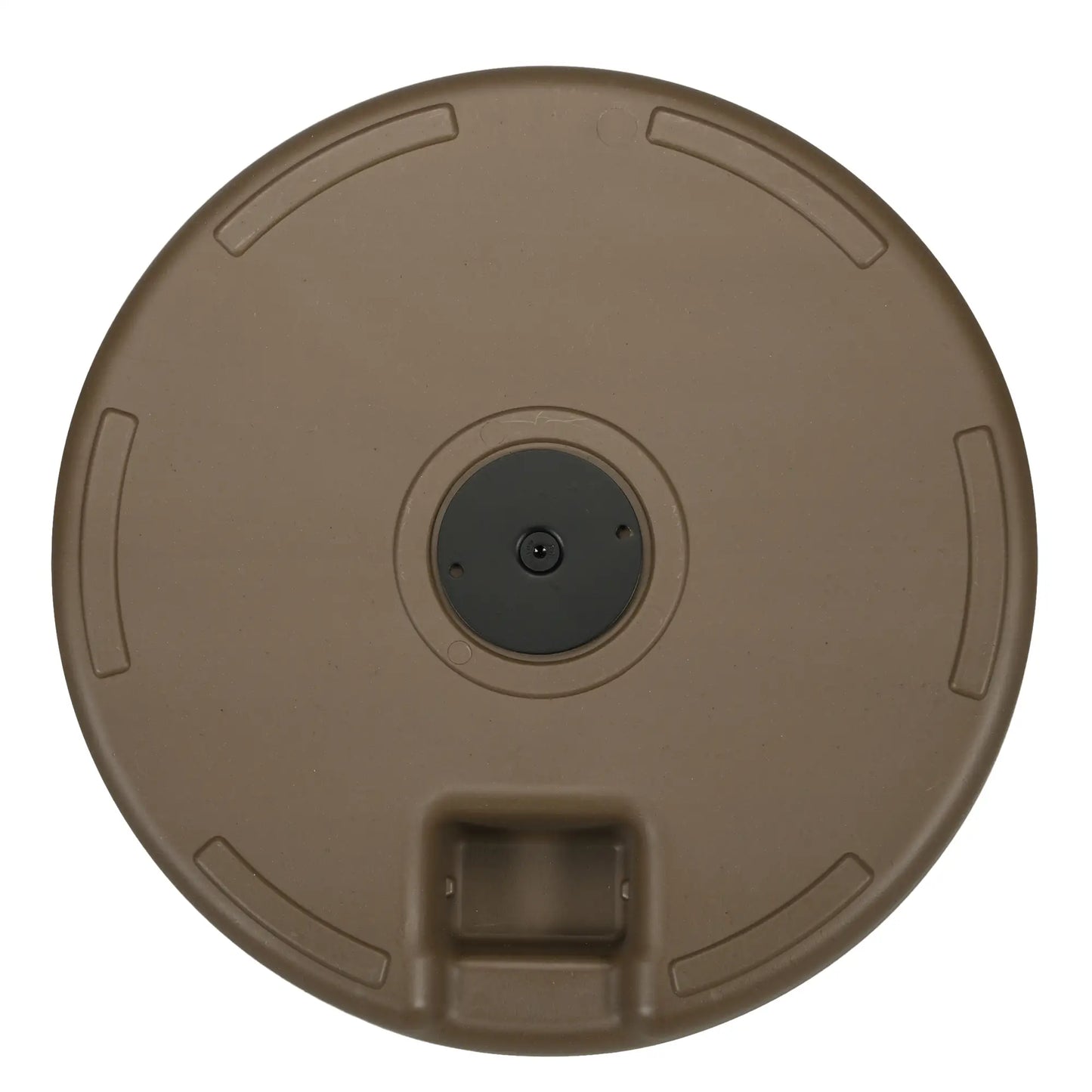 Heavy Duty Fillable Umbrella Base, Round Parasol Stand, Brown Umbrella Bases at Gallery Canada