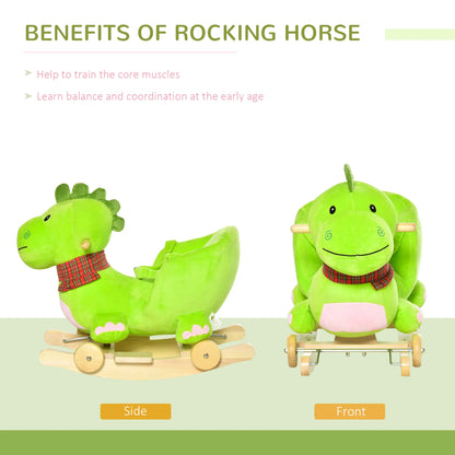 Interactive Plush Ride-On Rocking Dinosaur, Nursery Songs, 18+ Months Rocking Horses at Gallery Canada