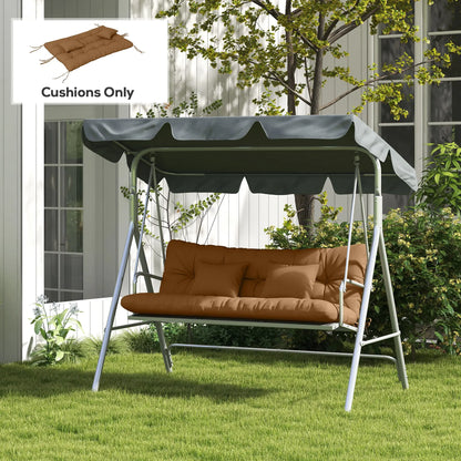 4-Piece Patio Chair Cushion Set, Back and Seat Pillows, Tan Patio Chair Cushions at Gallery Canada