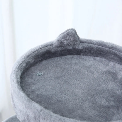 41" Cat Tree Tower with Condo, Scratching Posts, Hanging Ball, Grey Cat Towers at Gallery Canada
