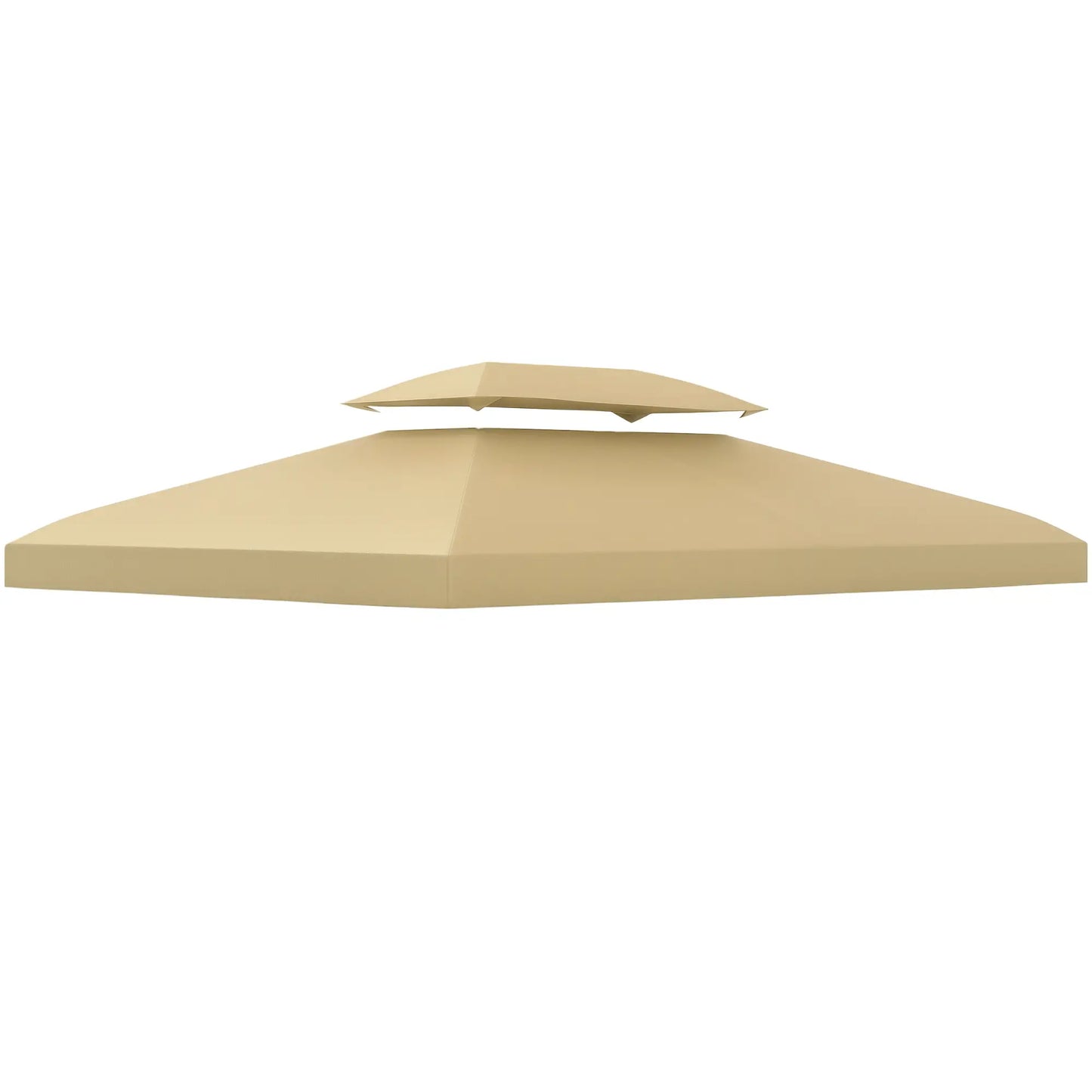 13' x 10' Gazebo Cover, 2 Tier Top, Garden, Patio, Outdoor, Beige Gazebo Canopy Replacement at Gallery Canada