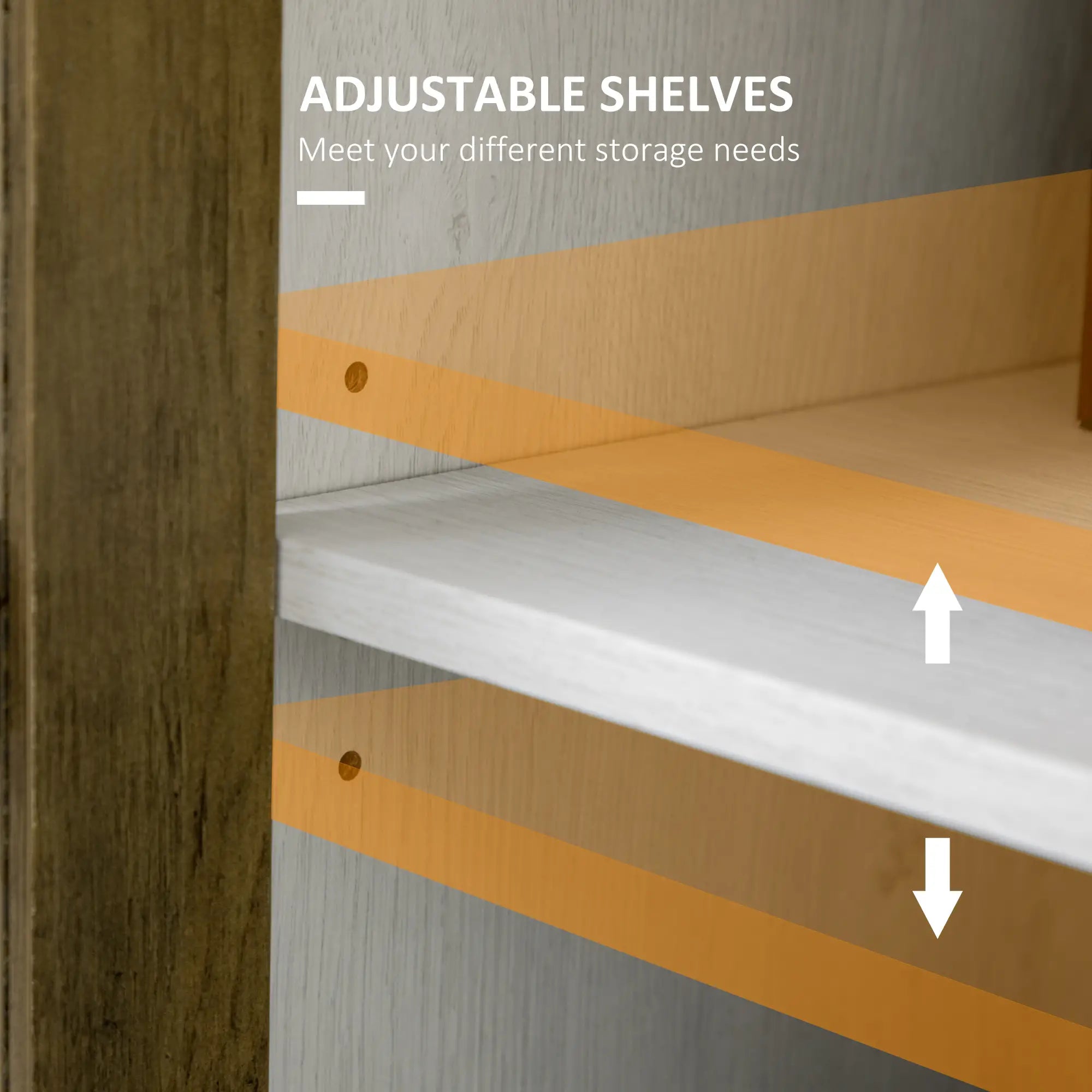 TV Stand for 55 Inch TVs, Adjustable Shelves, Cable Holes, White TV Stands at Gallery Canada