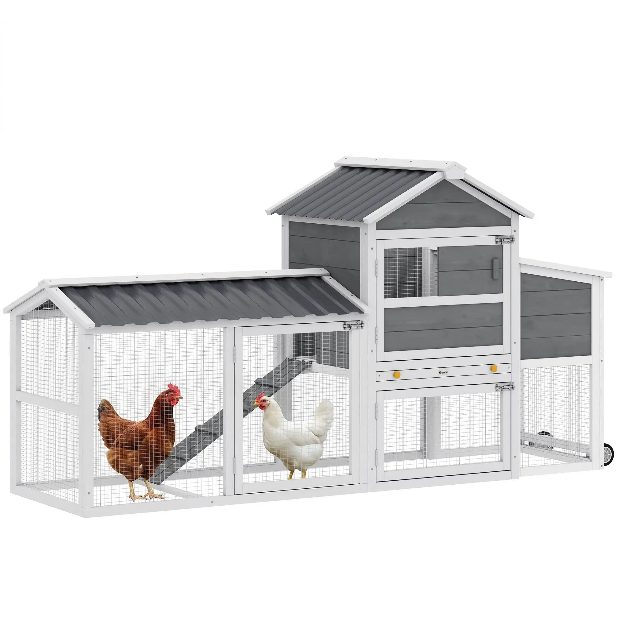 Mobile Chicken Coop With Wheels, 80