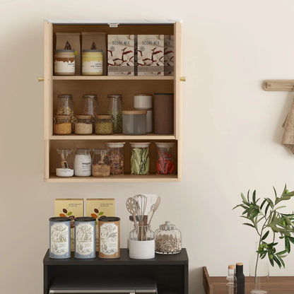 Wall Mounted Medicine Cabinet, Adjustable Shelf, Oak, Marble Top Bathroom Cabinets at Gallery Canada